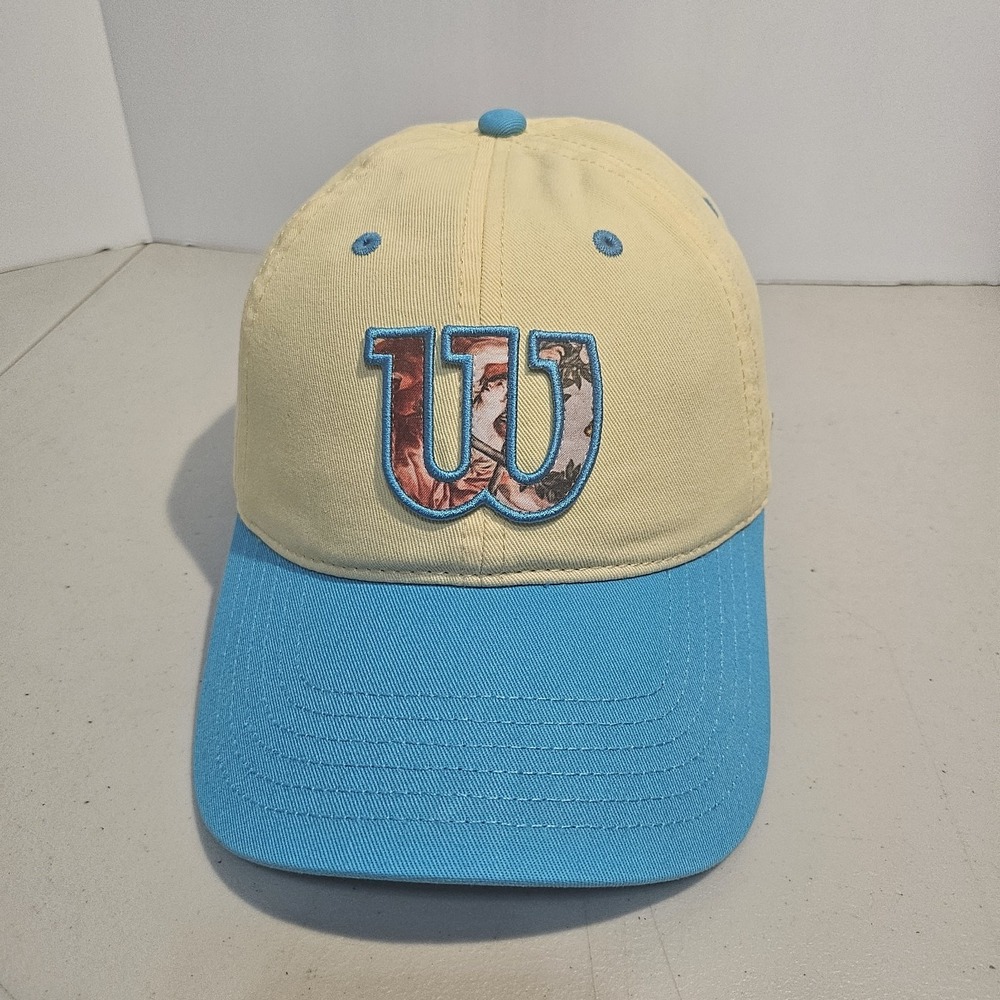 Wilson Evo Editions 2025 Month 5 Melly Hat Yellow Blue Strapback